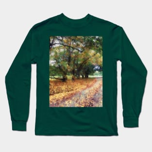 Along the Path Under the Trees Long Sleeve T-Shirt